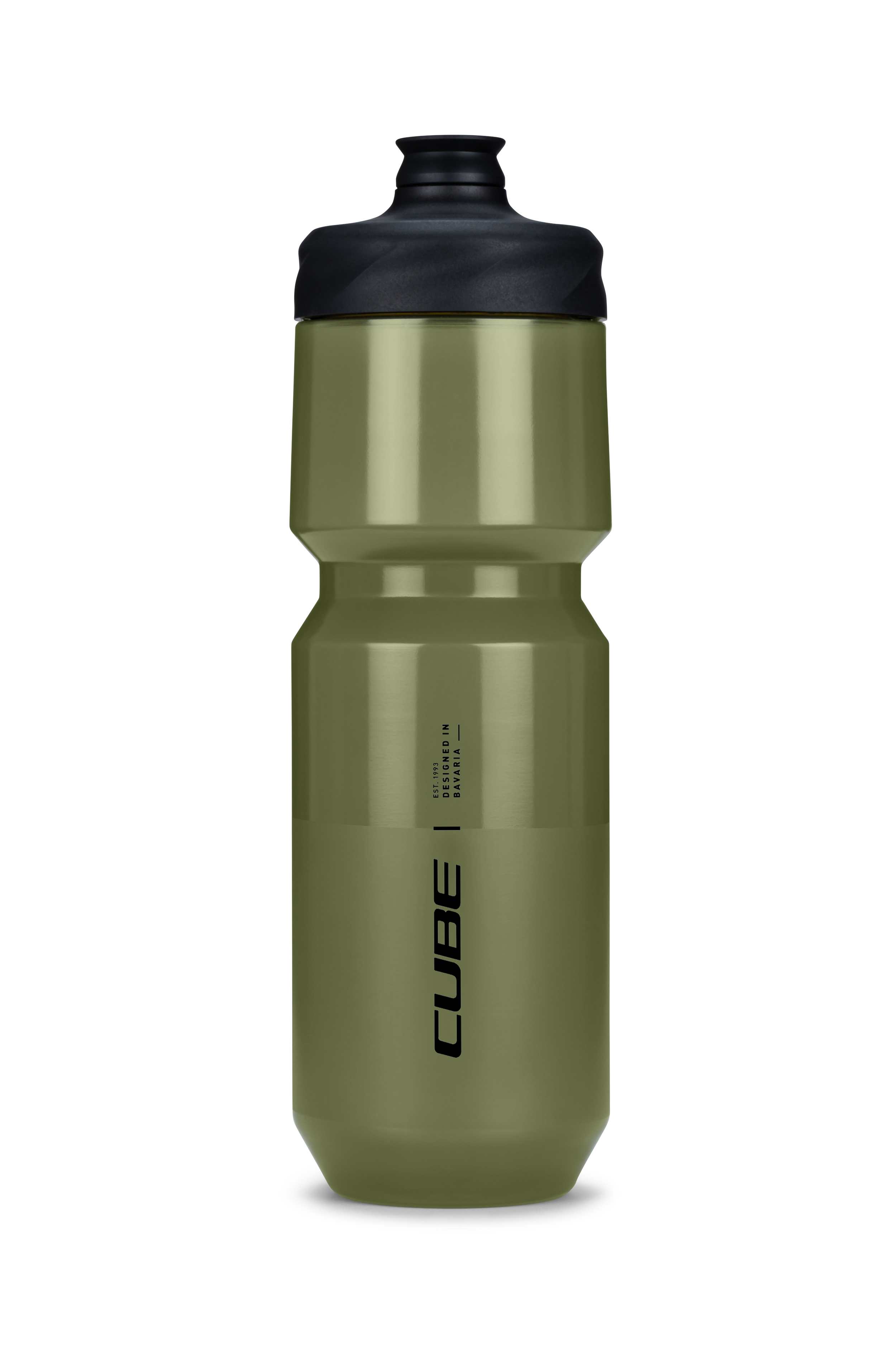 Cube Flow DS Fahrrad Trinkflasche 0.75L olive grün