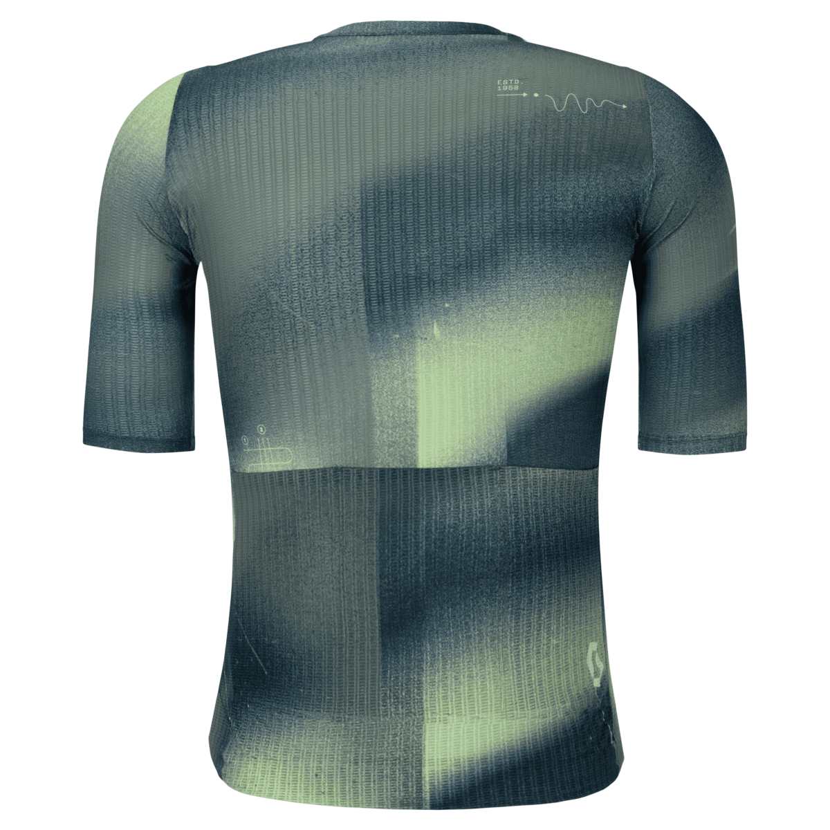 Scott Pro SL Fahrradtrikot kurzarm grün/gelb 2026