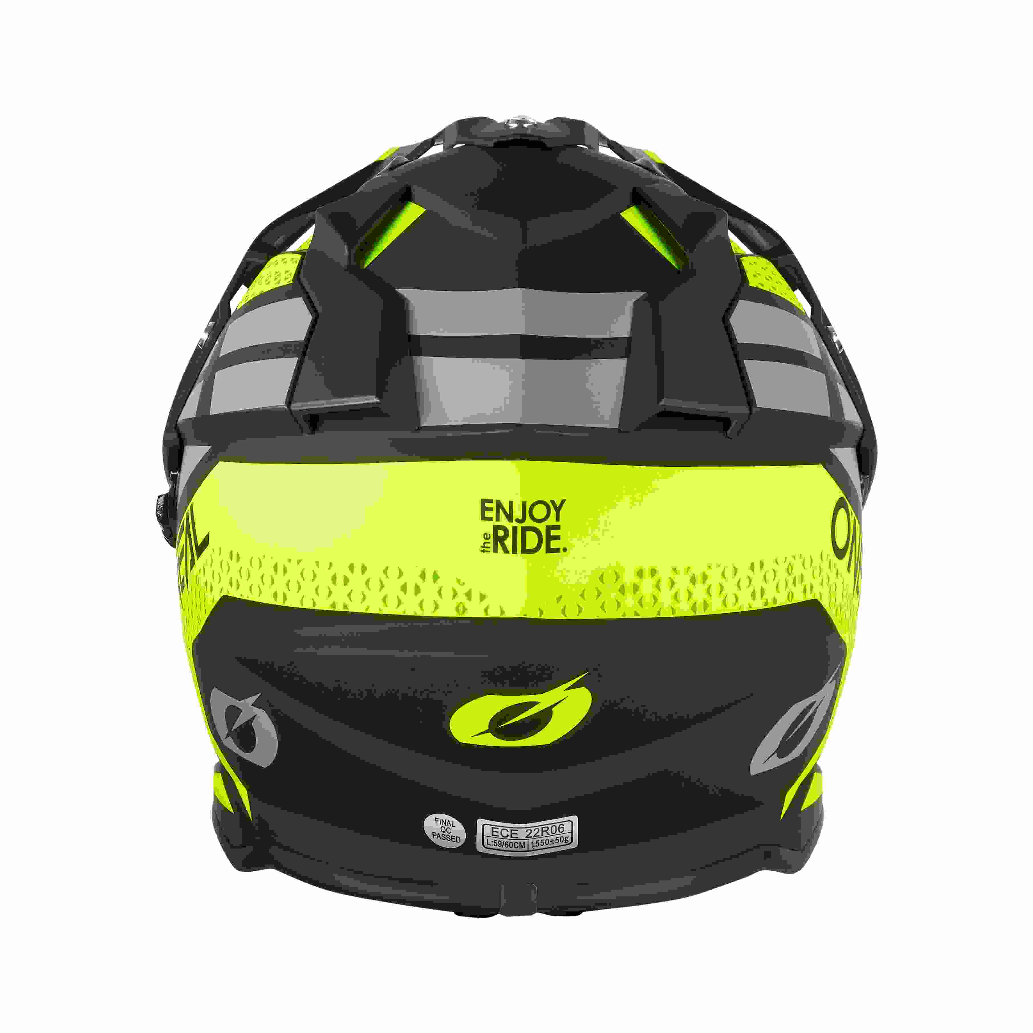 O'Neal Sierra R Enduro MX Motorrad Helm schwarz/grau/gelb 2027 Oneal