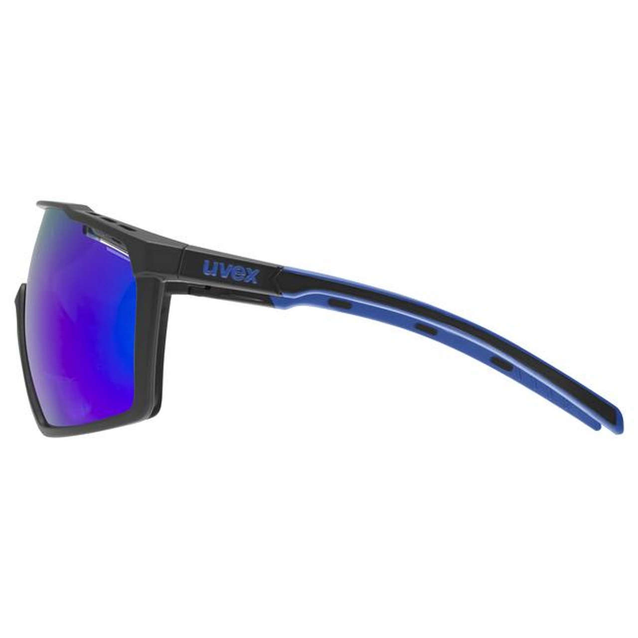Uvex Mtn Perform Outdoor / Sport Brille matt schwarz/blau/mirror blau