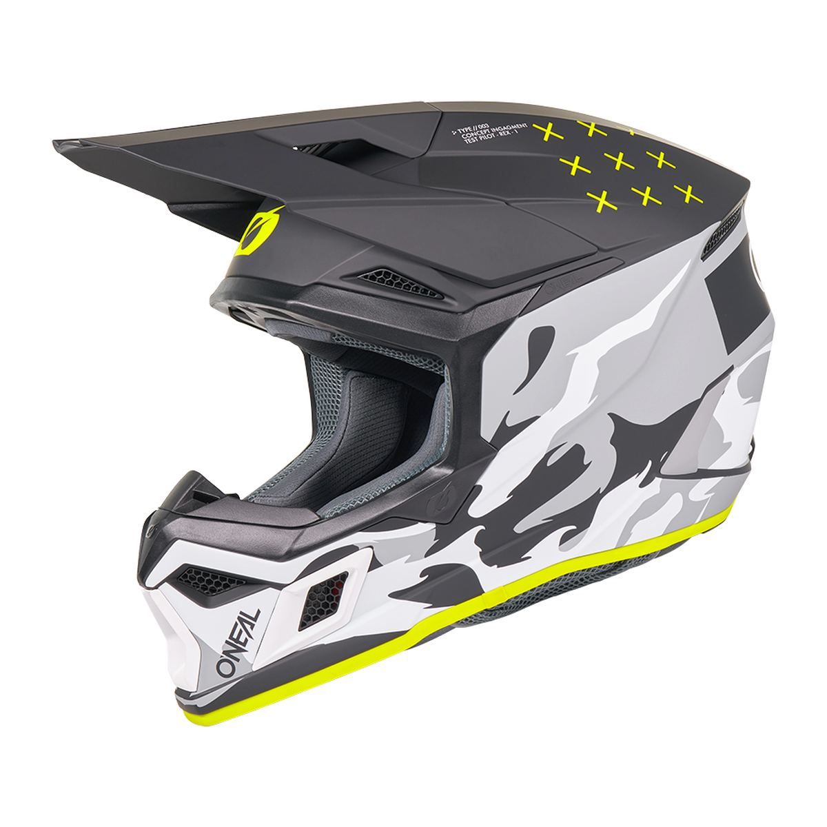 O'Neal 3SRS Heat Motocross Enduro MTB Helm schwarz/grau 2027
