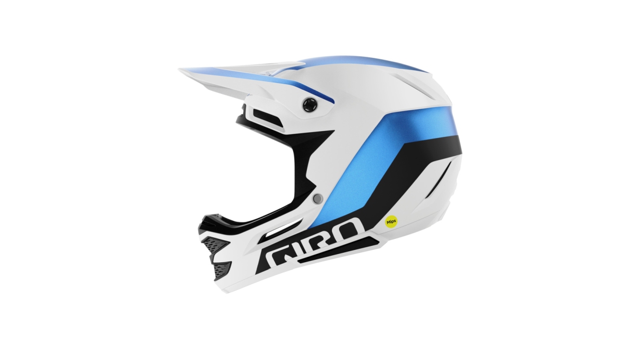 Giro Insurgent Shperical MIPS DH Fahrrad Helm matt weiß/blau 2025