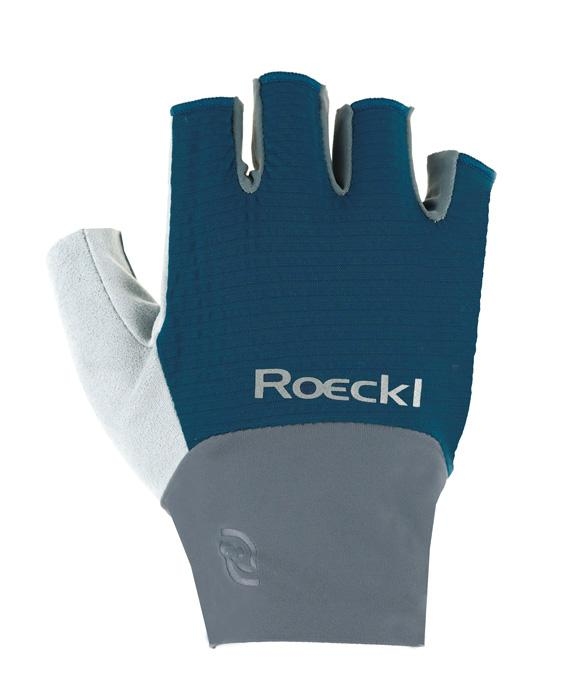 Roeckl Brixen Fahrrad Handschuhe kurz blau/grau 2026