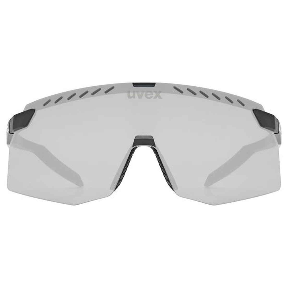 uvex Pace Stage Fahrrad / Sport Brille matt schwarz/mirror silberfarben 2027