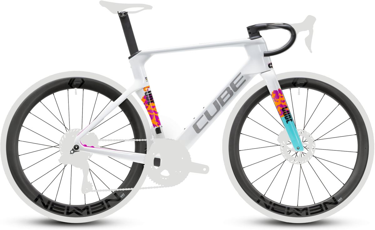 Cube Litening AERO C:68X Frameset Carbon Rahmenset graphic/white 2027
