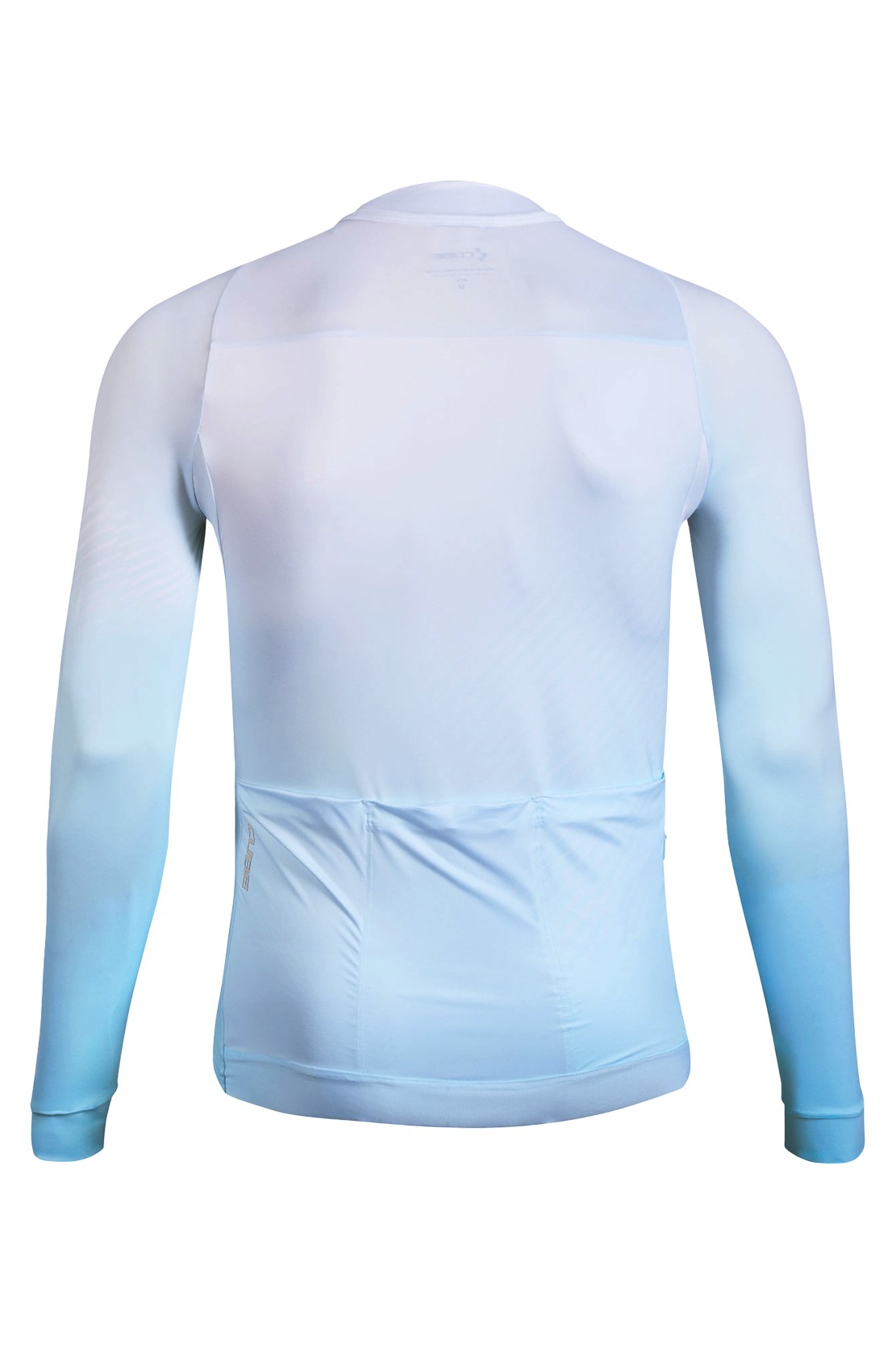 Cube Road / XC UV-Schutz Fahrrad Trikot lang weiß/blau 2027