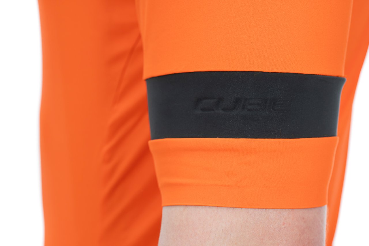 Cube Blackline Flash Fahrrad Trikot kurz orange 2023