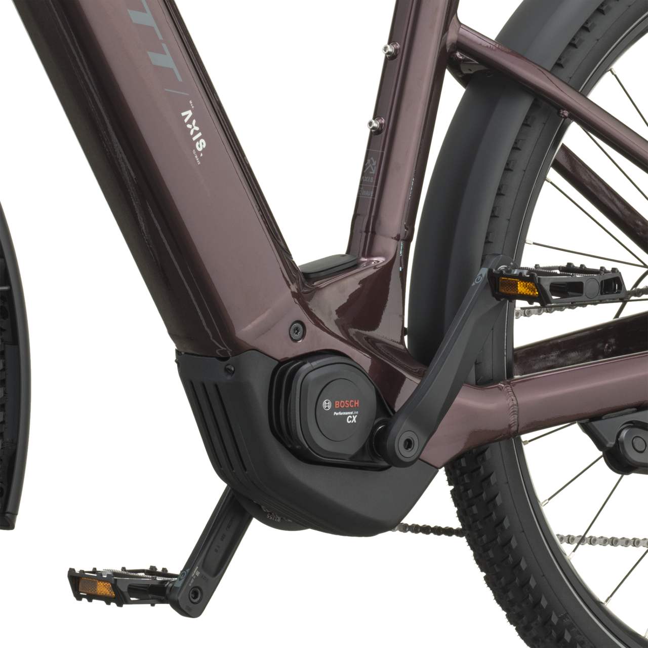 Scott Axis 10 Wave 29'' E-Bike Trekking Pedelec aubergine rot 2027