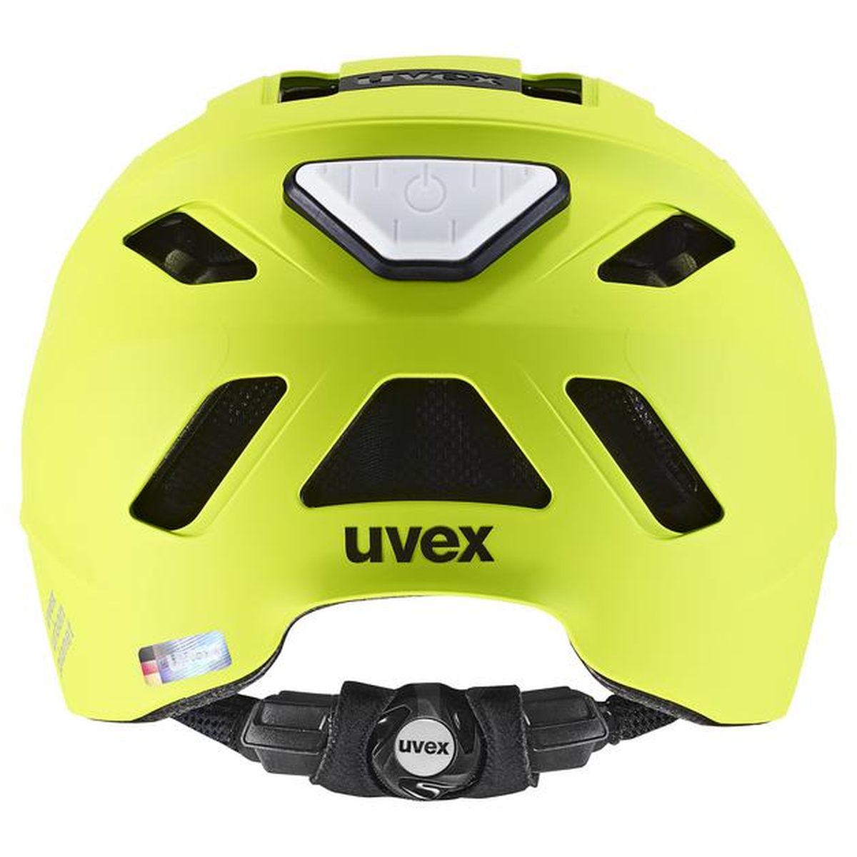 Uvex Urban Planet LED City Fahrrad Helm matt gelb 2026