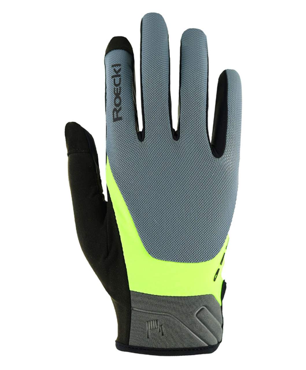 Roeckl Mori 2 Fahrrad Handschuhe lang grau/gelb 2026