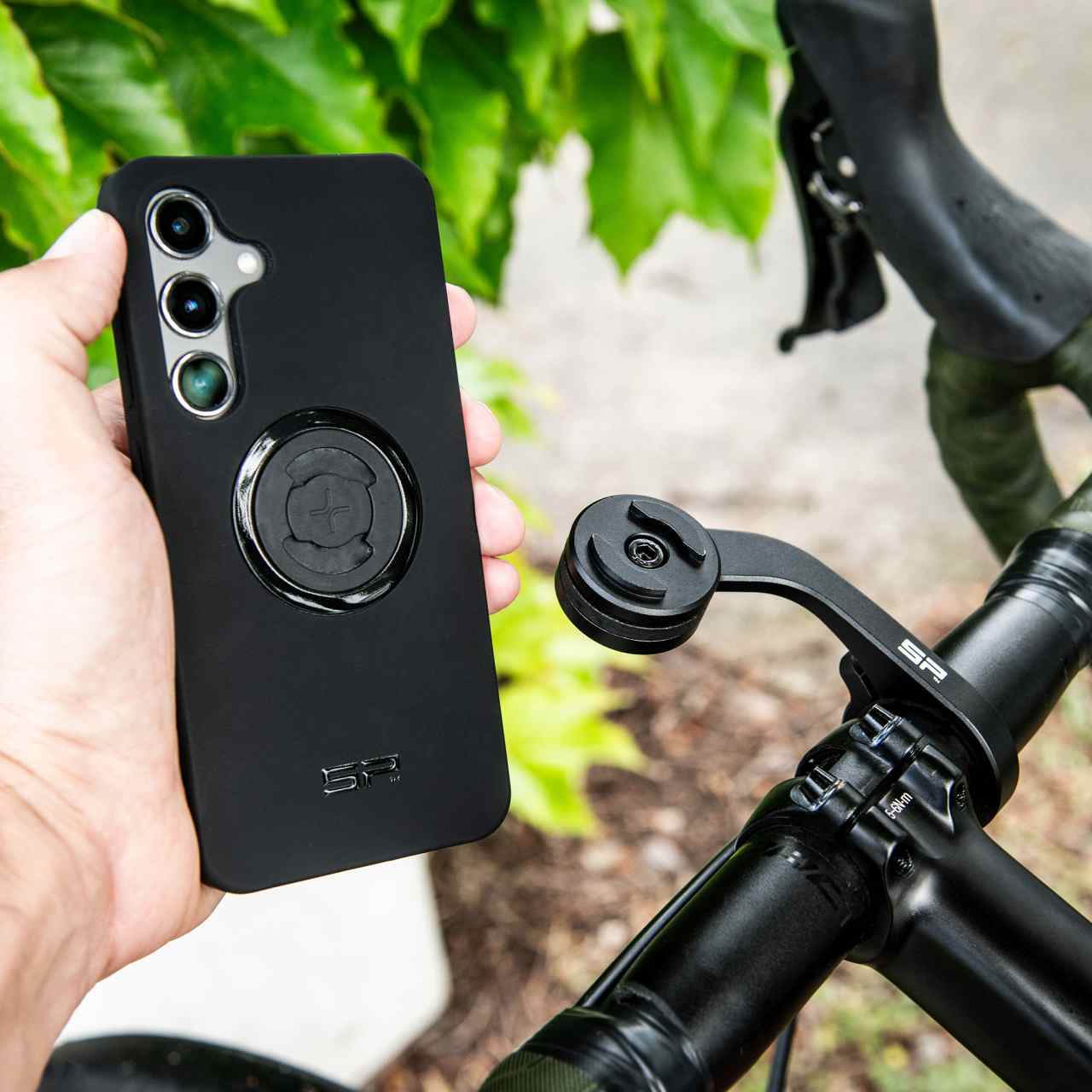 SP Connect Gravel Bike Mount Pro Gravel Fahrrad Lenkerhalterung Handy schwarz