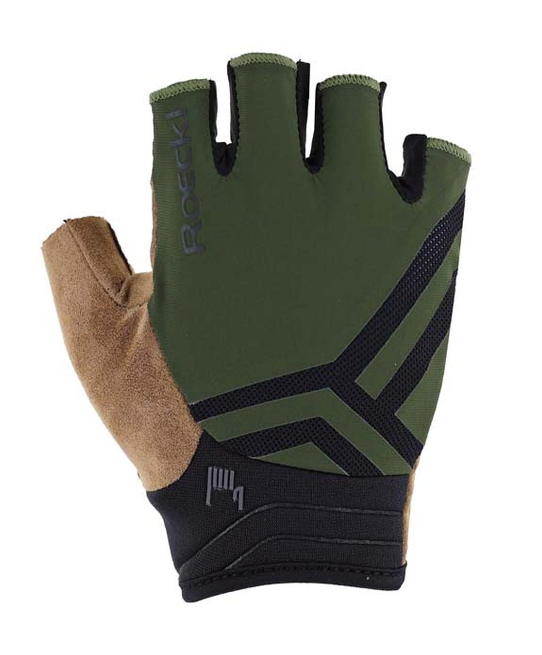 Roeckl Ibarra Fahrrad Handschuhe kurz grün/schwarz 2026