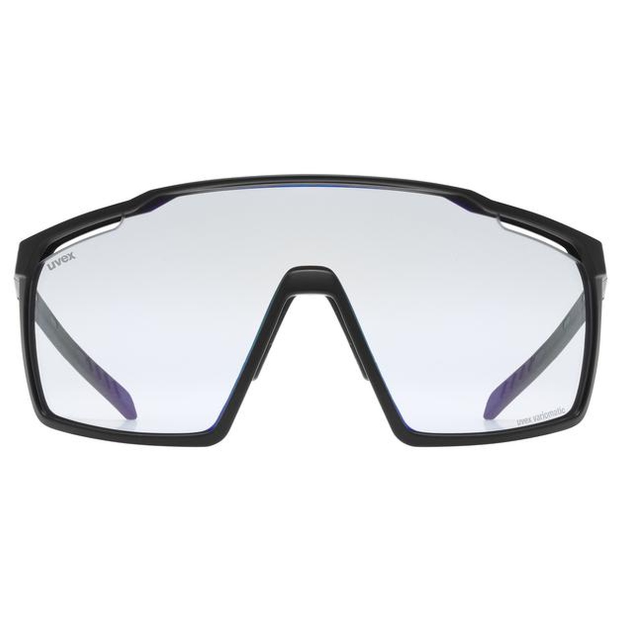 Uvex Mtn Perform V Outdoor / Sport Brille matt schwarz/litemirror blau
