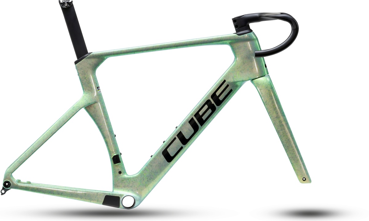 Cube Litening AERO C:68X Frameset Carbon Rahmenset genesisfibre/black 2027