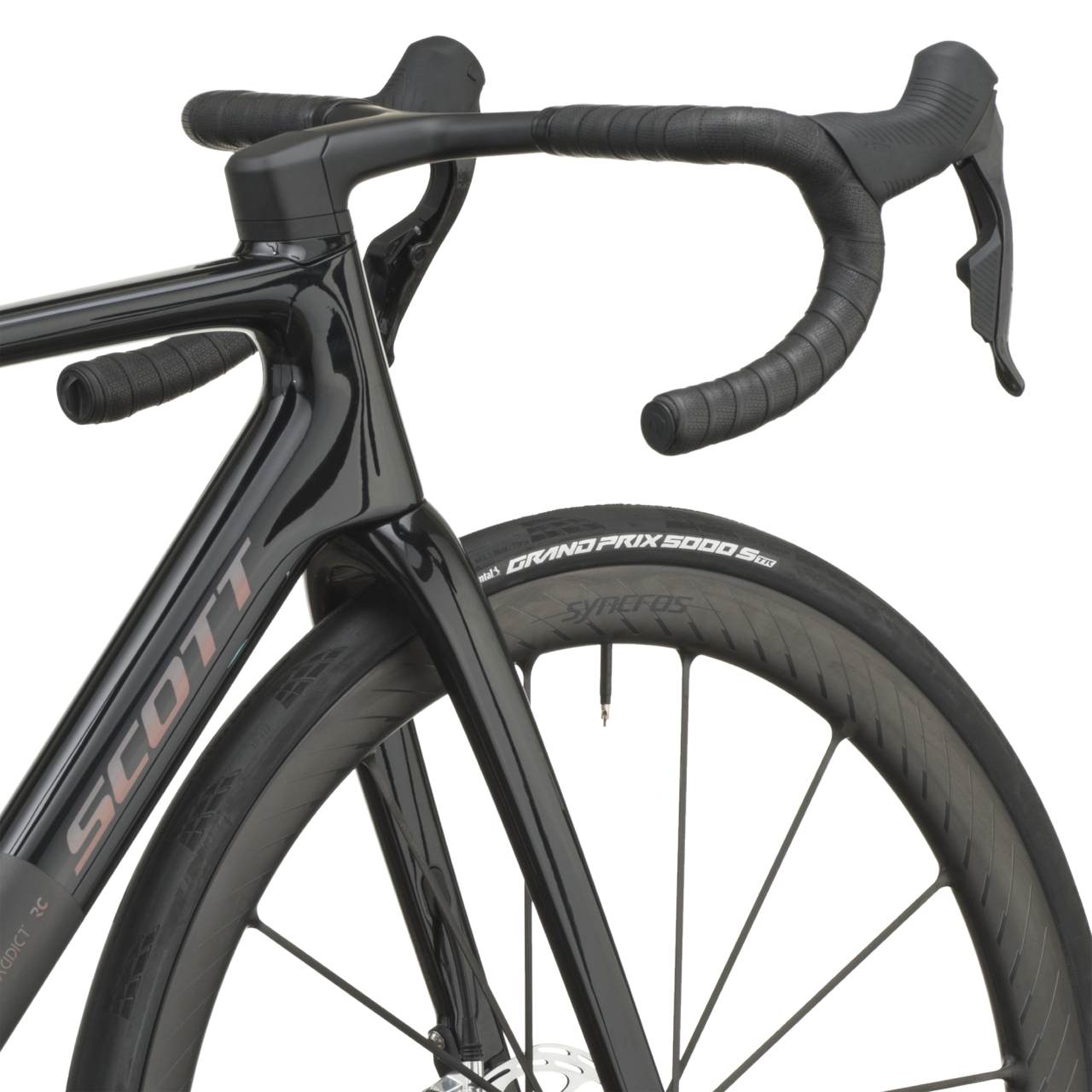 Scott Addict RC Ultimate Carbon Rennrad piano schwarz/carbon schwarz 2027