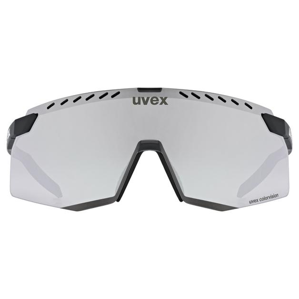 Uvex Pace Stage CV Fahrrad / Sport Brille schwarz/mirror silberfarben