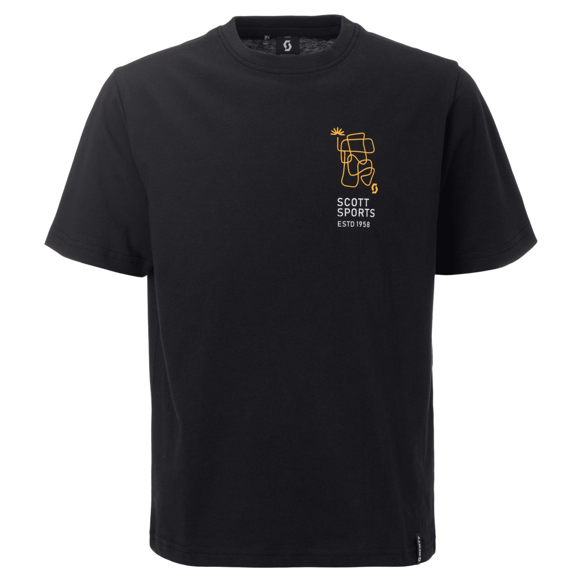 Scott Graphic Kinder Freizeit T-Shirt schwarz 2026