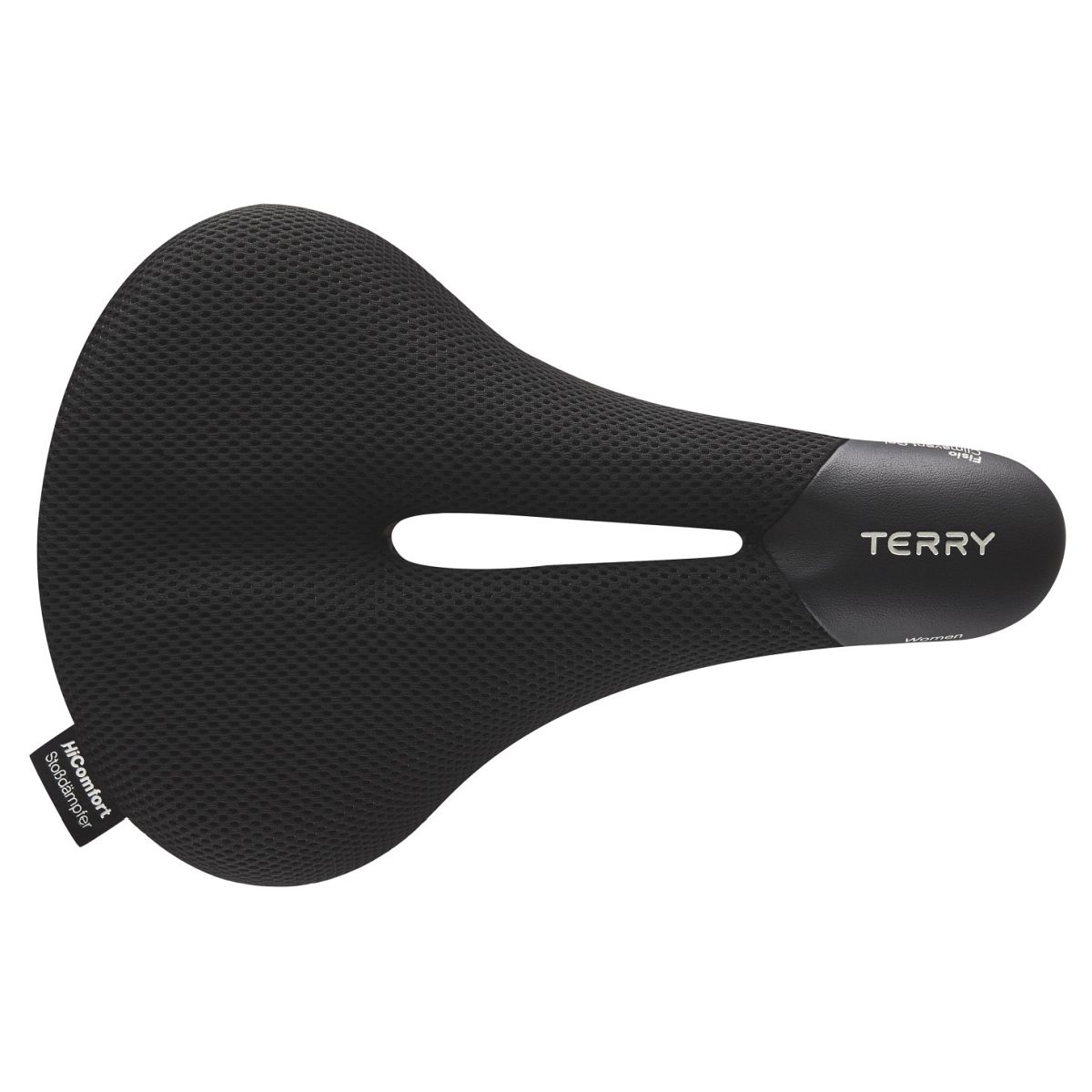 Terry Fisio Climavent Gel Comfort Damen Trekking Fahrrad Sattel schwarz