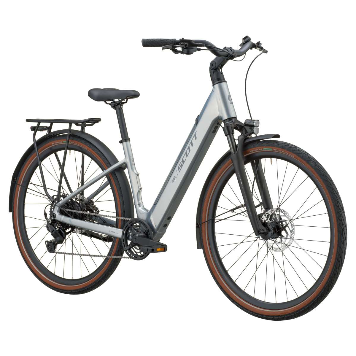 Scott Sweep 20 Wave E-Bike Trekking Pedelec chrome silberfarben 2027