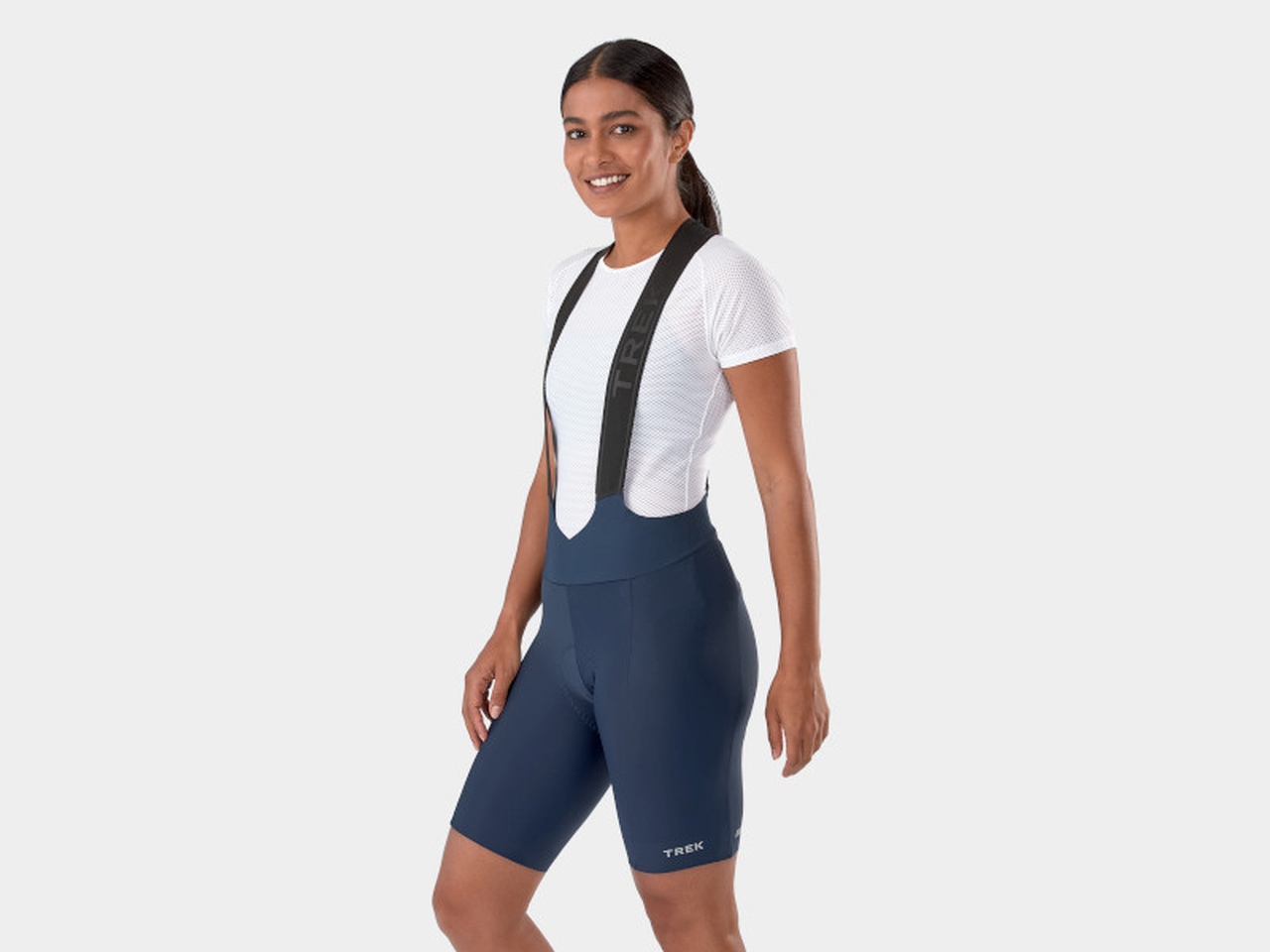 Trek Velocis Damen Fahrrad Trägerhose kurz blau 2025