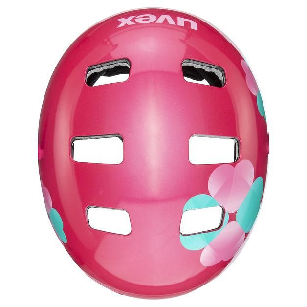 Uvex Kid 3 Kinder BMX Dirt Fahrrad Helm flower pink 2025