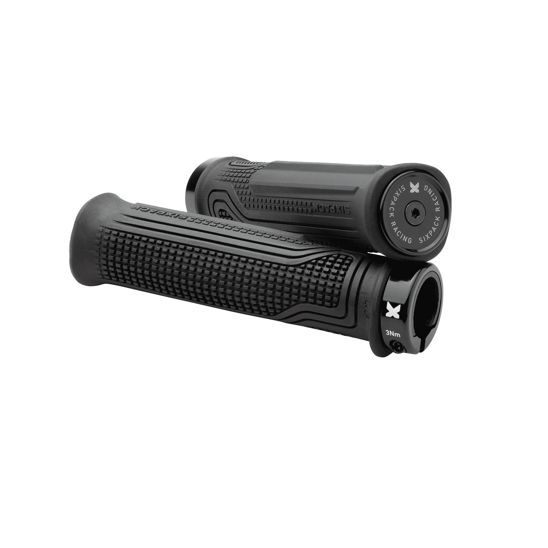 Sixpack Millenium AL Lock-On Fahrradgriffe schwarz