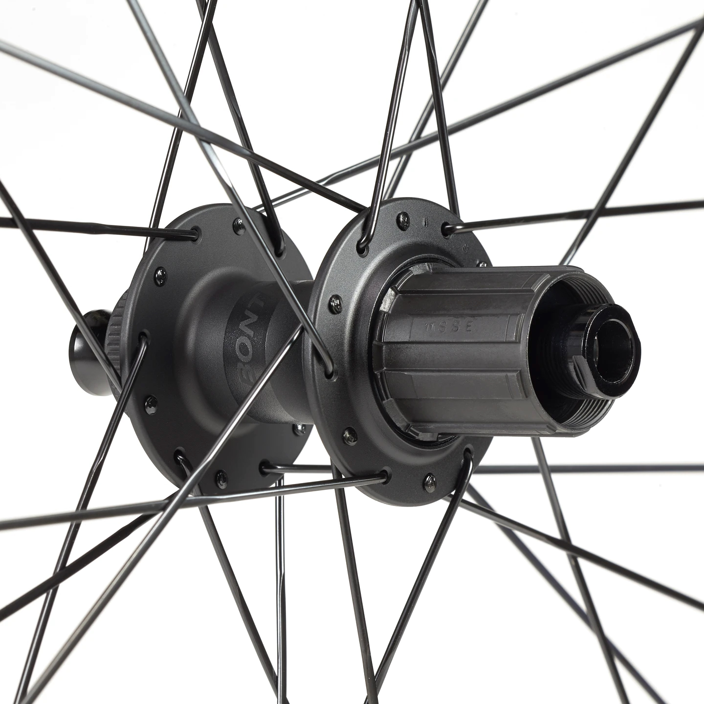 Bontrager Aeolus Elite 35V Disc TLR 12T Carbon Rennrad Hinterrad schwarz
