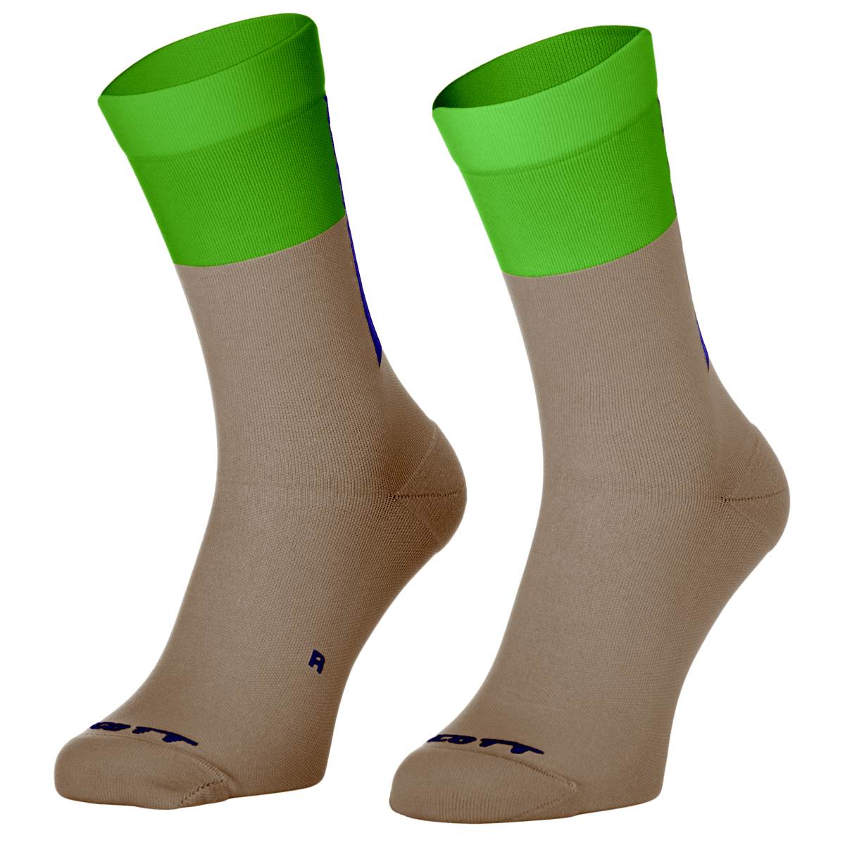 Scott Block Stripe Crew Fahrradsocken mist blau/grün 2027