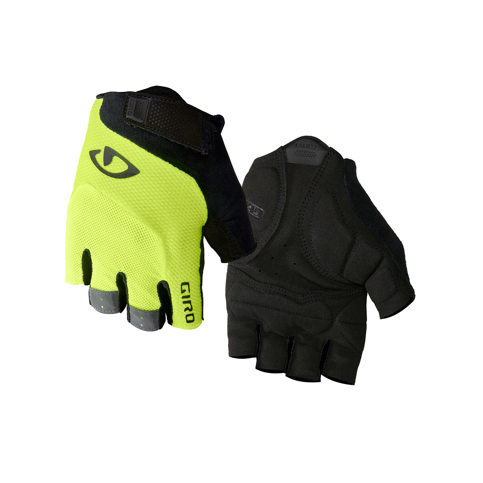 Giro Bravo Gel Fahrrad Handschuhe kurz gelb/schwarz 2022