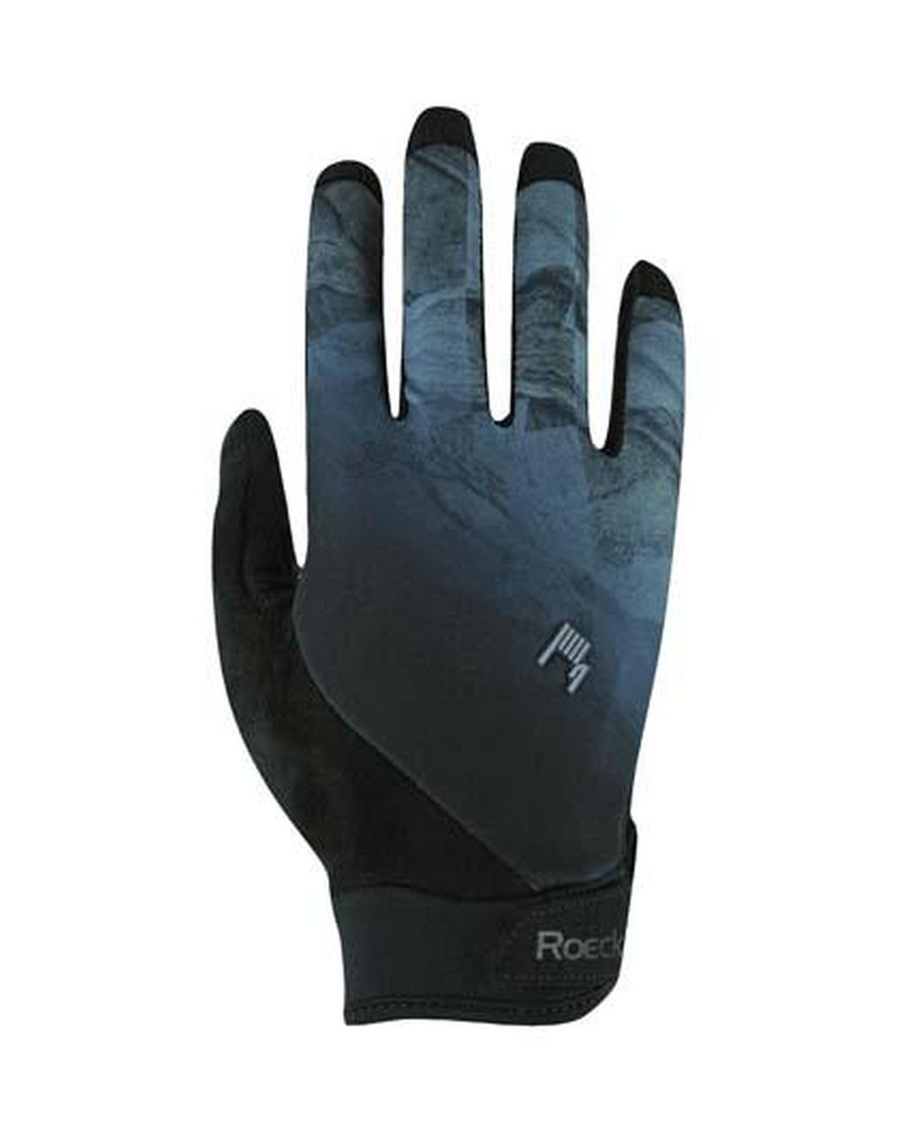 Roeckl Montan Fahrrad Handschuhe lang schwarz/grau 2024
