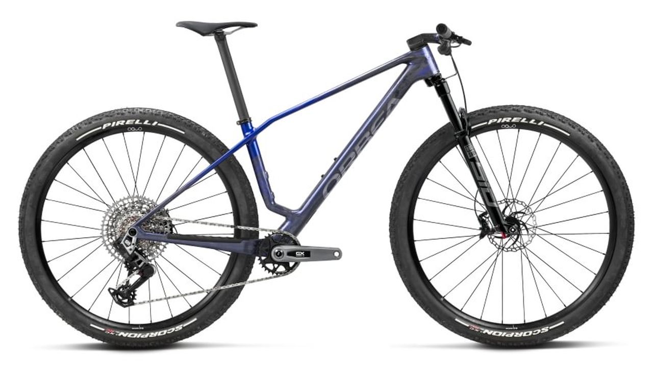 Orbea Alma M-PRO 29'' Carbon MTB Fahrrad noctiluca carbon view/cobalt blue 2027