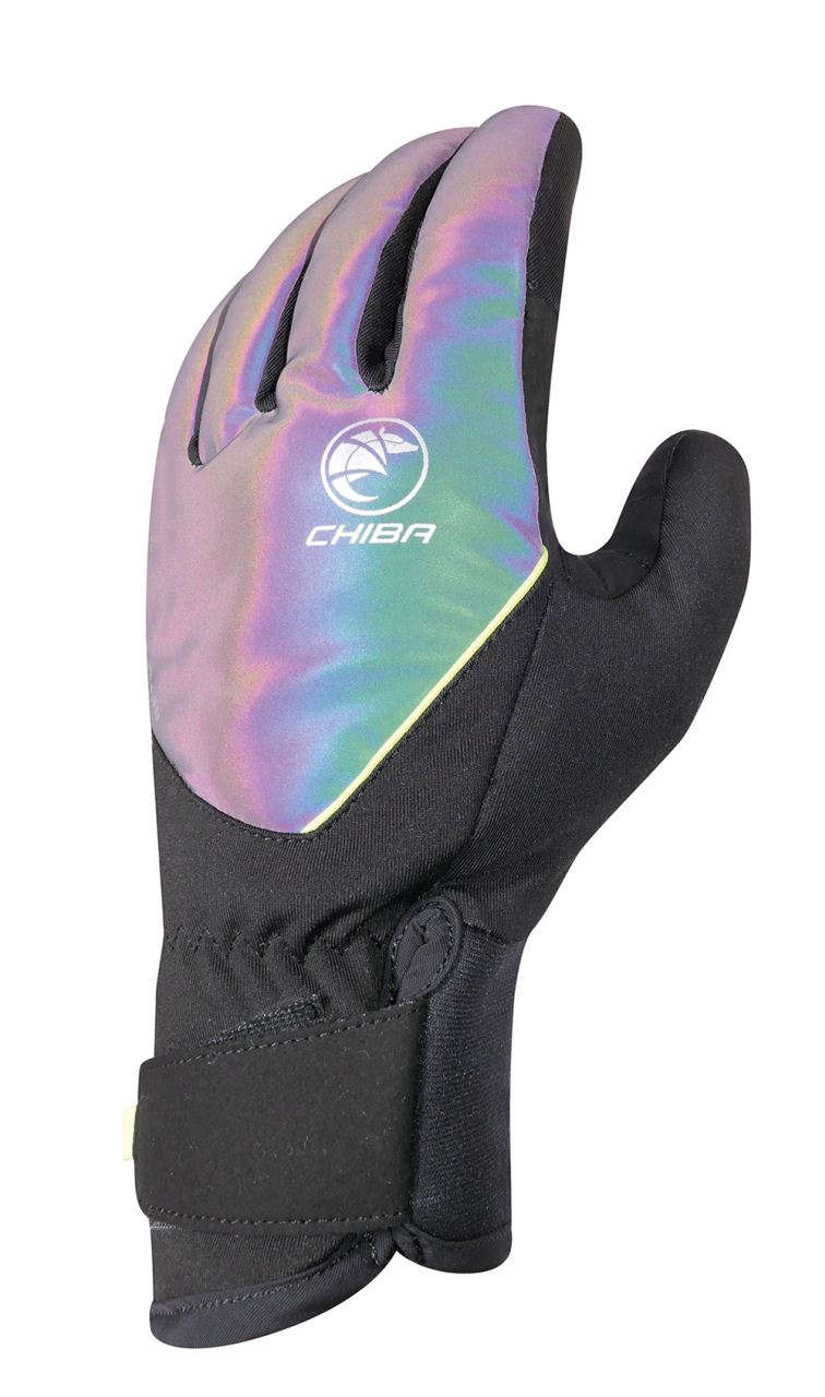 Chiba Roadmaster Reflex Winter Fahrrad Handschuhe lang rainbow/schwarz 2027