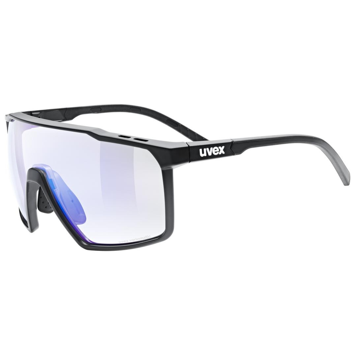 Uvex Mtn Perform Small V Outdoor / Sport Brille matt schwarz/litemirror blau