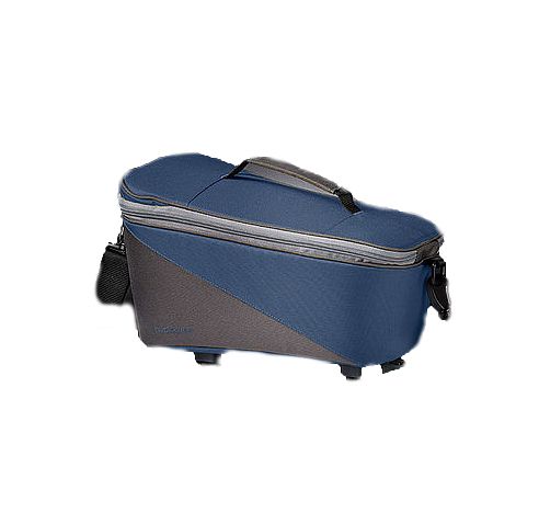 Racktime Talis Trunk Bag Fahrrad Gepäckträgertasche blau/grau