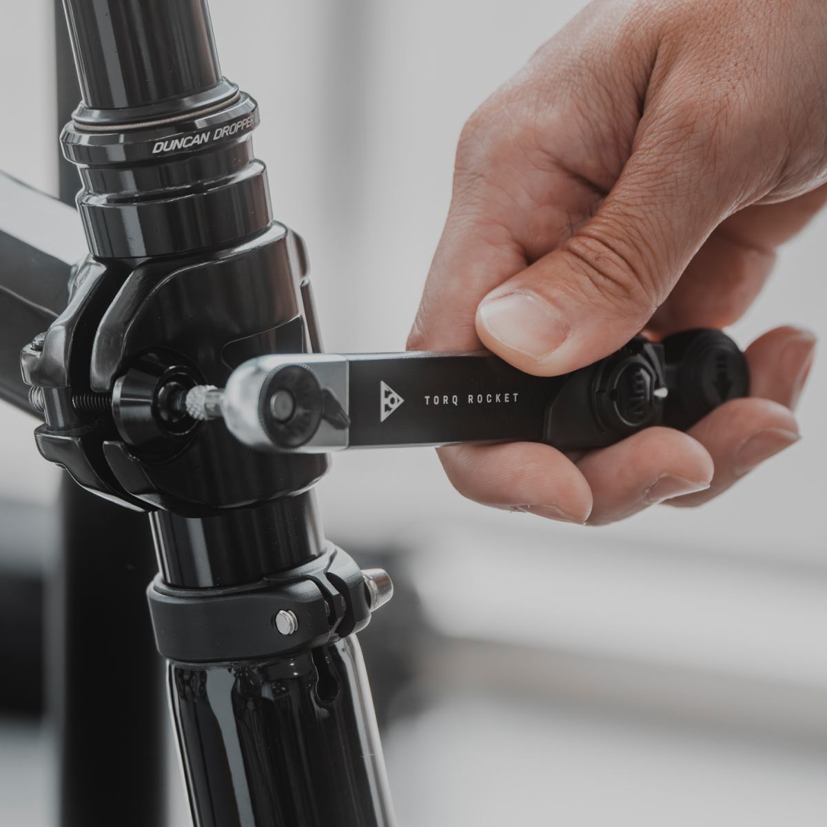 Topeak Torq Rocket Mini EX Ratsche mit optionaler Drehmomentfunktion schwarz