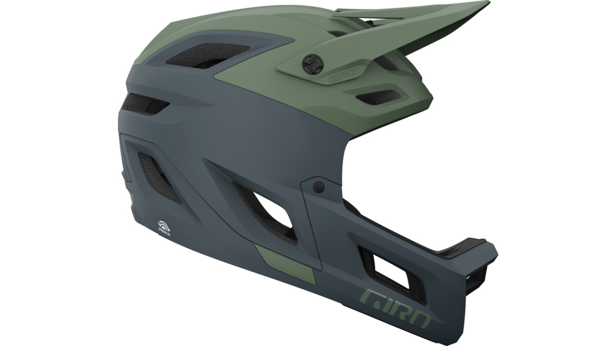 Giro Coalition Shperical MIPS DH Fahrrad Helm matt hedge grün/grau 2025