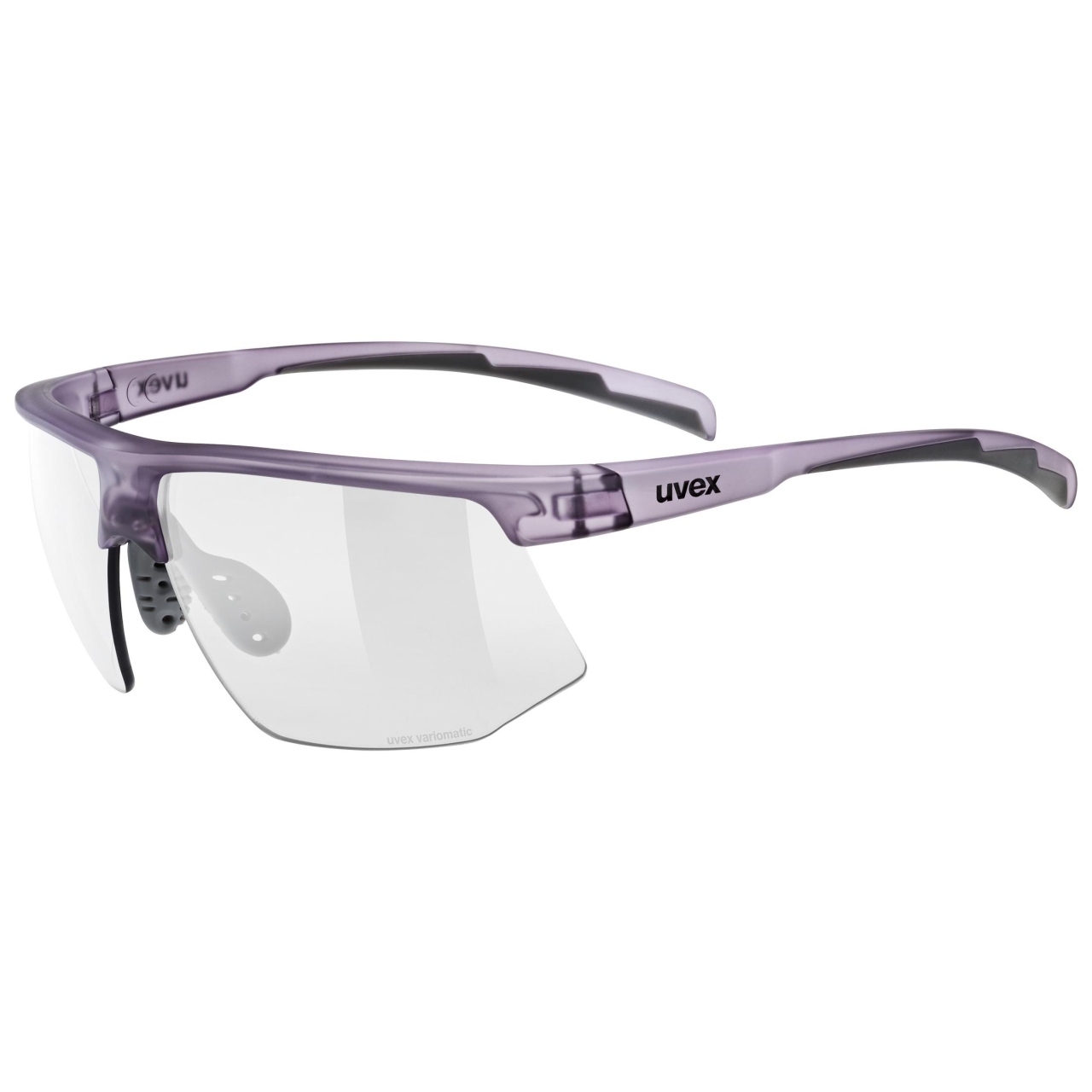 uvex Aerios Laufbrille lila / grau getönt