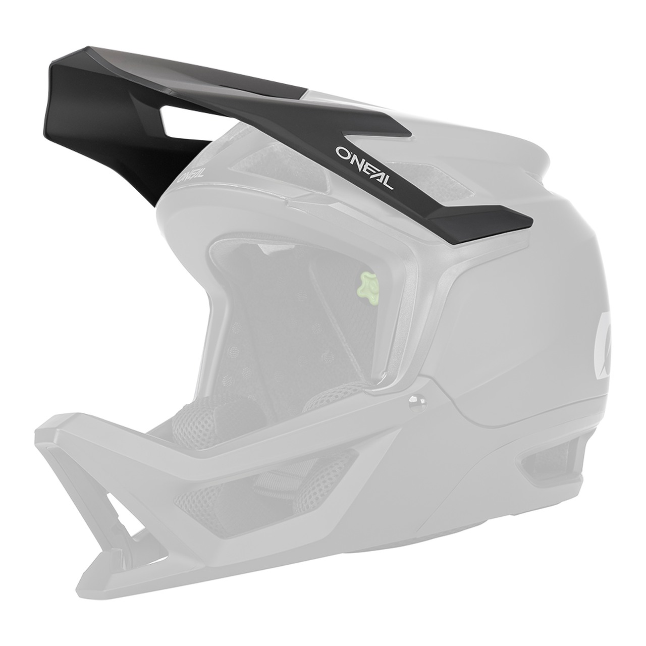 O'Neal Transition Solid Visor Helm Blende Schirm (L-XXL) schwarz Oneal