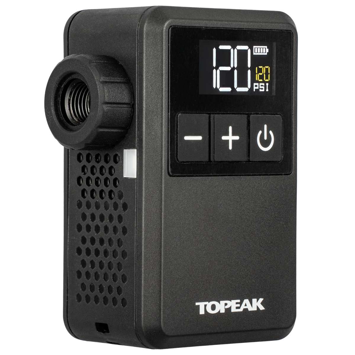 Topeak E-Booster Digital Mini Fahrradpumpe schwarz