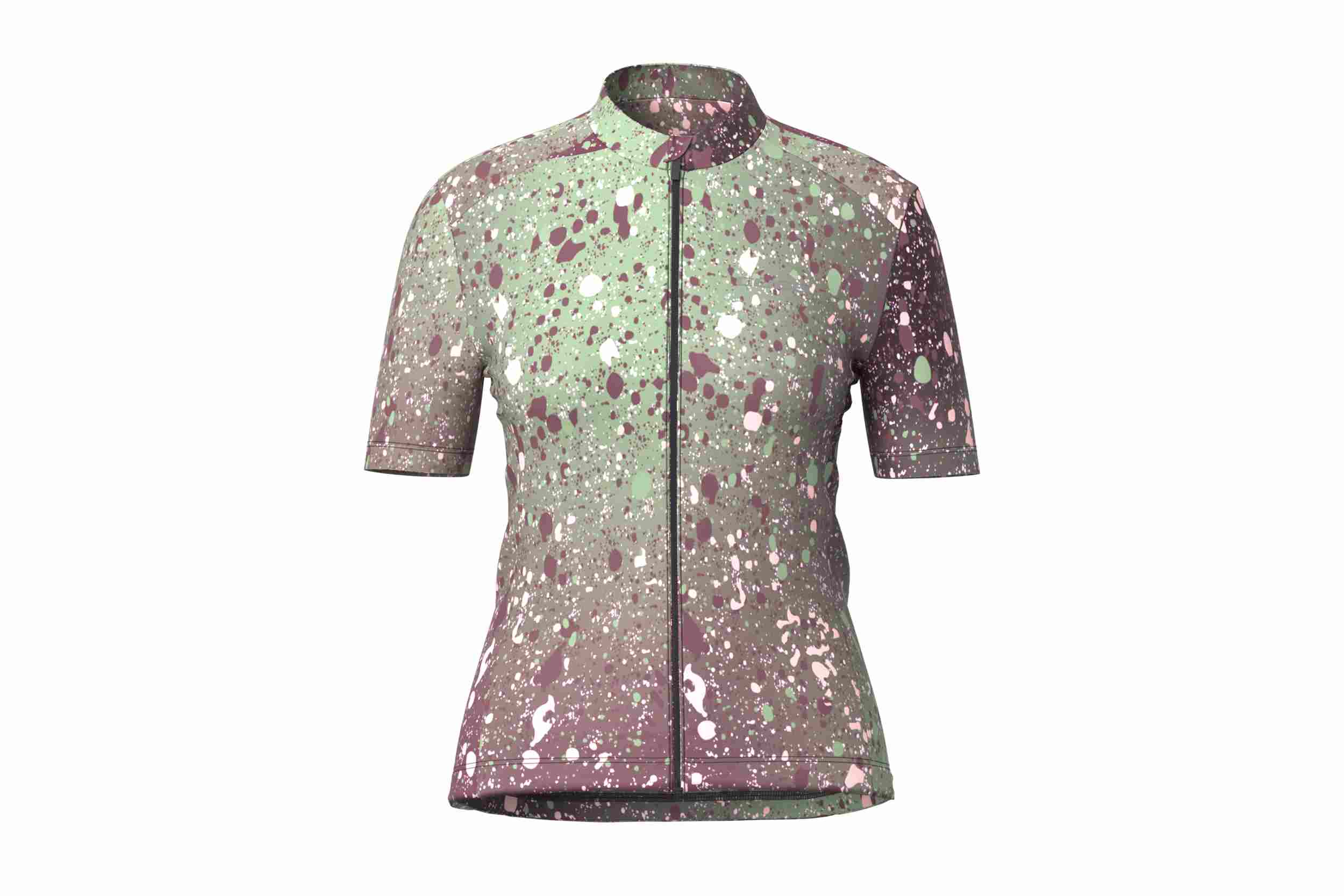 Cube Cmpt Sprinkle Damen Fahrrad Trikot kurz grün 2026