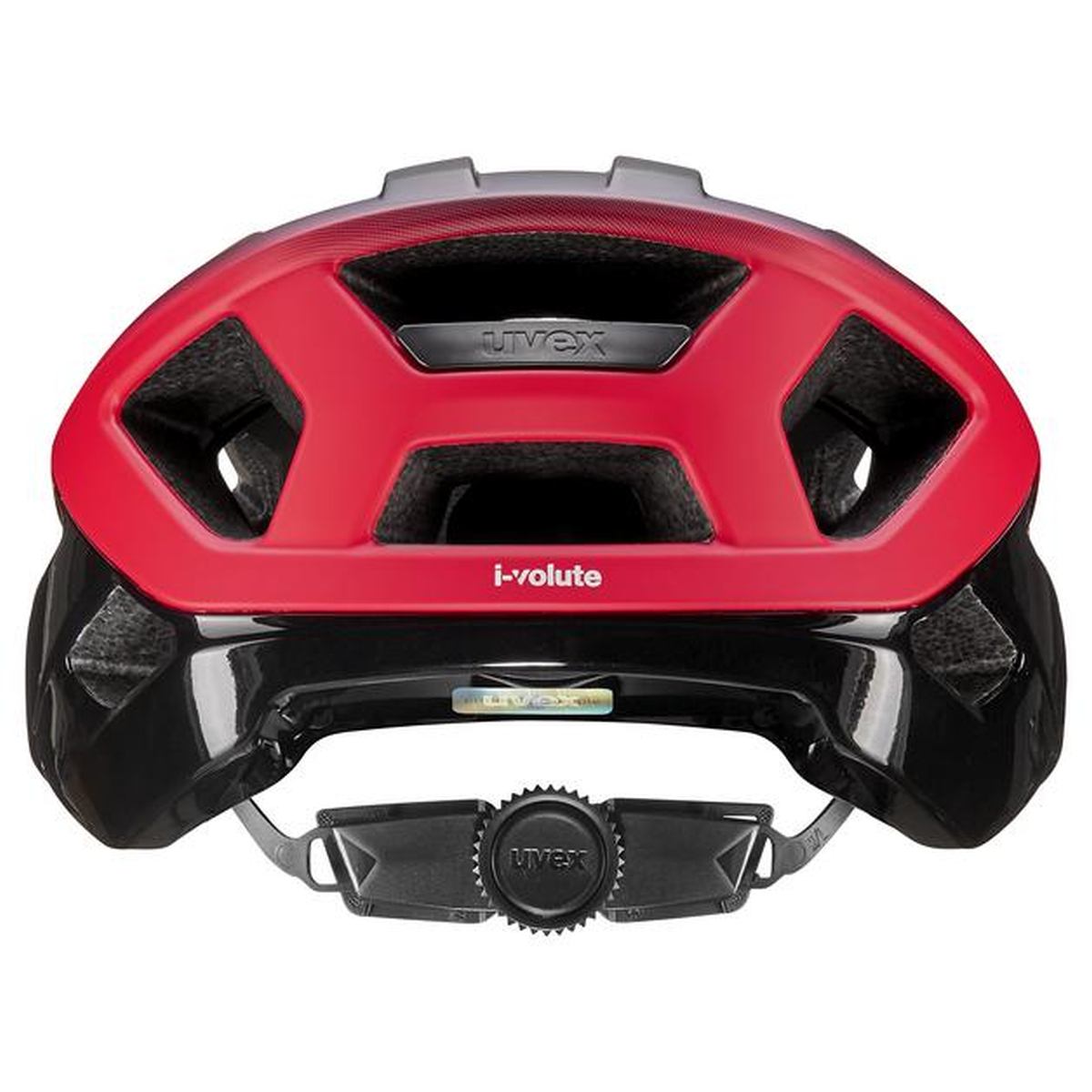 uvex i-volute Rennrad / Gravel Fahrrad Helm matt schwarz/rot 2027