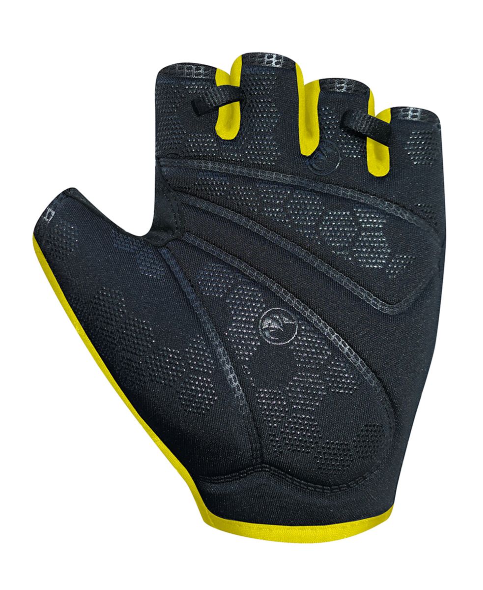 Chiba Pure Race Fahrrad Handschuhe kurz schwarzgelb 2027