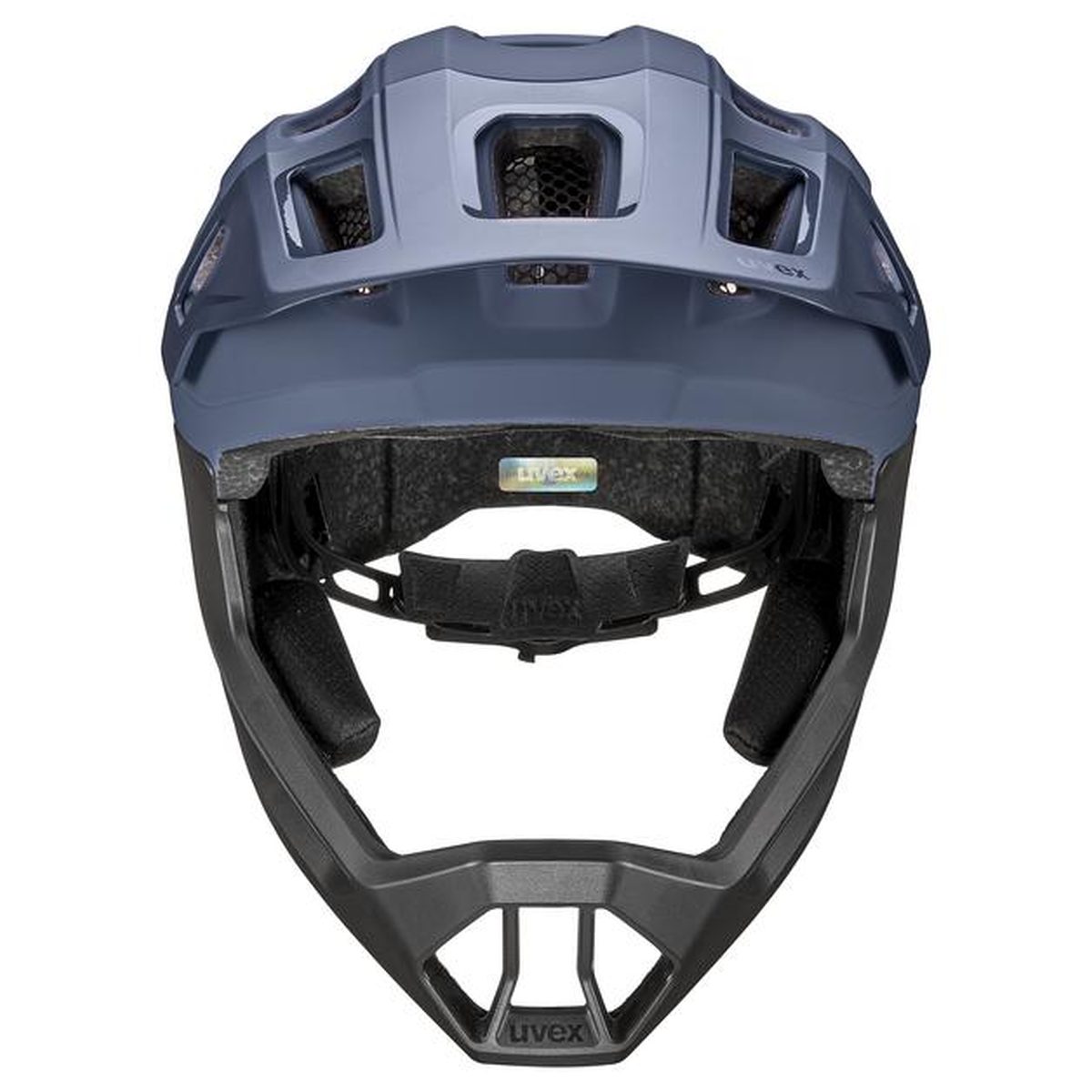 uvex React Jr. MTB / DH Fahrrad Helm Gr. 52-56cm matt dusk blau 2027
