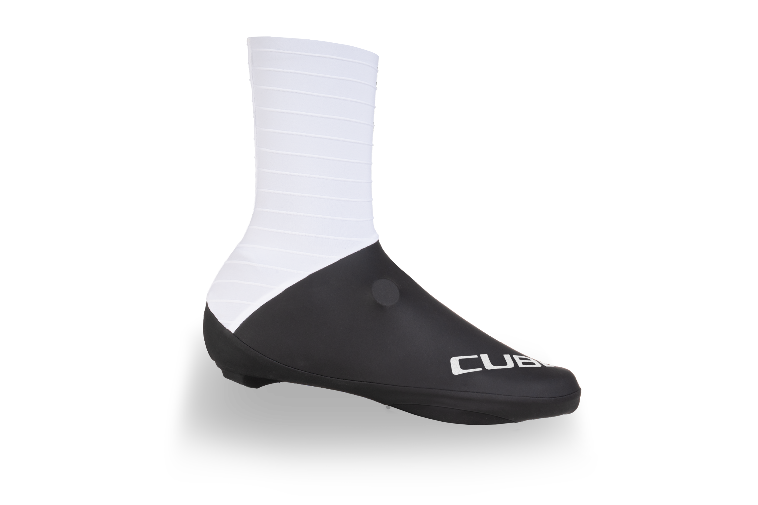 Cube Aerodynamic Fahrradüberschuhe schwarz/weiß 2027