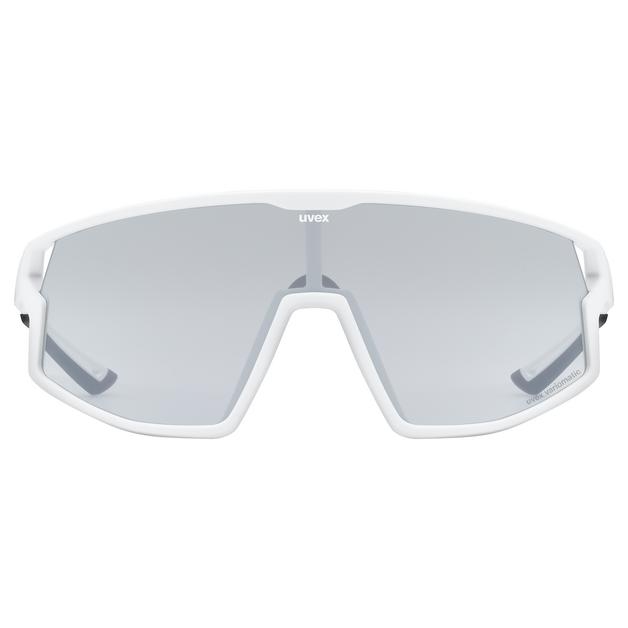 uvex skyryse V Fahrrad / Sport Brille matt weiß/litemirror silberfarben