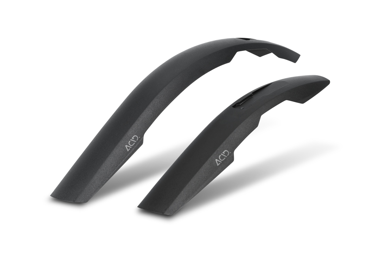 Acid Mud Rookie 18'' / 20'' Kinder Fahrrad Schutzblechset schwarz