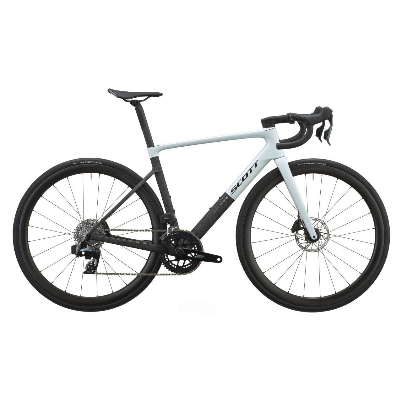 Scott Addict RC 25 Carbon Rennrad cumulus weiß/carbon schwarz 2027