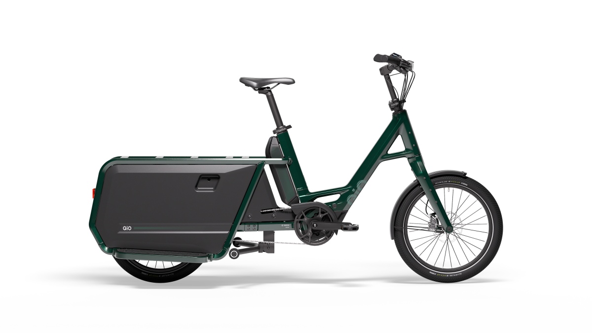 QIO Long P9 20'' E-Bike Pedelec Lastenrad forest green 2026