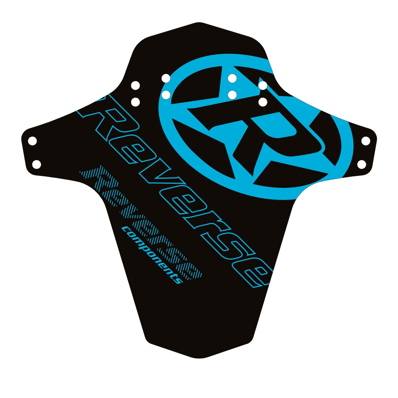 Reverse Mudfender Reverse Logo Schutzblech schwarz/blau