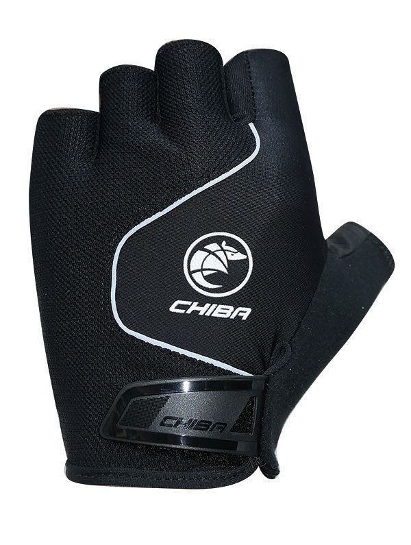 Chiba Cool Air Fahrrad Handschuhe kurz schwarz 2027